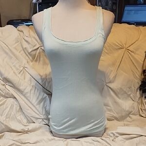 Fashion International Group Honeydew Scoop Neck Tank Top in Light Mint